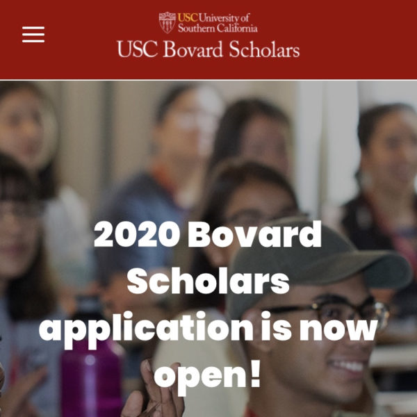 Usc Bovard Scholars Program College4careers